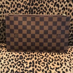 Louis Vuitton wristlet Damier Ebene